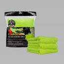 Chemical Guys El Gordo Thick Microfiber Towel - 16.5in x 16.5in - Green - 3 Pack