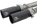 aFe POWER Rebel Series 2-1/2in 409 SS Cat Back Exhaust w/ Black Tips 16-17 Nissan Titan V8 5.6L