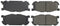 StopTech Street Touring 01-05 Miata w/ Sport Suspension Rear Brake Pads D891