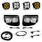Baja Designs 2020+ Ford Super Duty Fog Lights FPK Amber SAE/Pro DC Baja Designs w/Upfitter