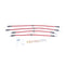 Power Stop 06-11 Honda Civic Front & Rear SS Braided Brake Hose Kit