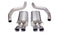 Corsa 06-13 Chevrolet Corvette C6 Z06 7.0L V8 Polished Sport Axle-Back Exhaust