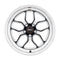 Weld Racing 17x10 Laguna Drag Wheel 5x127 ET38 BS7.00 Gloss BLK MIL DIA 71.5