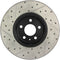 StopTech Power Slot 09-10 Audi A4/A4 Quattro / 08-10 A5 / 10 S4 Front Left Drilled & Slotted Rotor