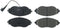 StopTech 14-18 Audi S3 Street Performance Front Brake Pads