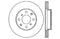 StopTech 96-00 Honda Civic DX/HX Coupe/90-00 Civic DX/LX Sedan Slotted & Drilled Right Front Rotor