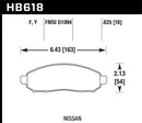Hawk 05-10 Nissan Frontier / 05-07 Nissan Pathfinder / 09-10 Pathfinder 4.0L / 05-10 Nissan Xtrerra