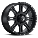 Raceline 981 Raptor 16x8in / 8x165.1 BP / 0mm Offset / 130.81mm Bore - Satin Black Wheel