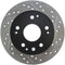 StopTech 02-06 Acura RSX Incl. Type S / 97-01 Integra Type R Slotted & Drilled Left Rear Rotor