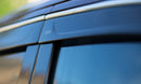 AVS 15-18 Chevrolet Tahoe/GMC Yukon Ventvisor Low Profile Deflectors 4pc - Smoke w/Chrome Trim