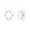 Rigid Industries 360-Series 4in Fog w/ Amber PRO Lens - White (Pair)