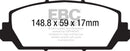 EBC 12+ Acura RDX 3.5 Ultimax2 Front Brake Pads