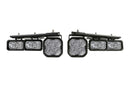Diode Dynamics 21-Up Ford Bronco Stage Series Fog Pocket Kit - Yellow Max