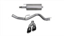 Corsa 2015 Ford F-150 5.0L V8 (Super Crew Cab) Black Sport Single Side Dual 4in Tips CB Exhaust