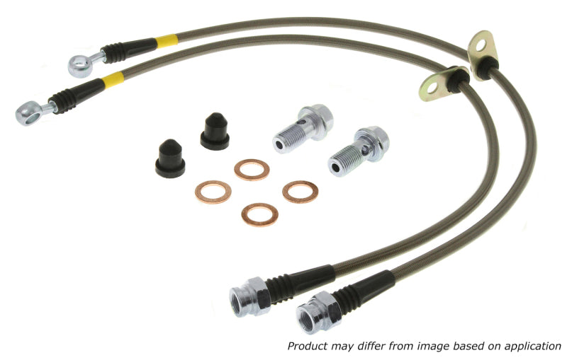 StopTech 08-11 Scion xB Rear Stainless Steel Brake Lines