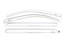 AVS 15-18 Chevy Silverado 2500 Crew Cab Ventvisor Front & Rear Window Deflectors 4pc - Chrome