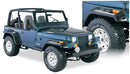 Bushwacker 87-95 Jeep Wrangler Cutout Style Flares 4pc Cutting Optional Not Renegade - Black