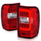 ANZO 2001-2011 Ford  Ranger LED Tail Lights w/ Light Bar Chrome Housing Red/Clear Lens