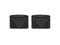 WeatherTech 93 Mercedes-Benz 300CE Rear Rubber Mats - Black