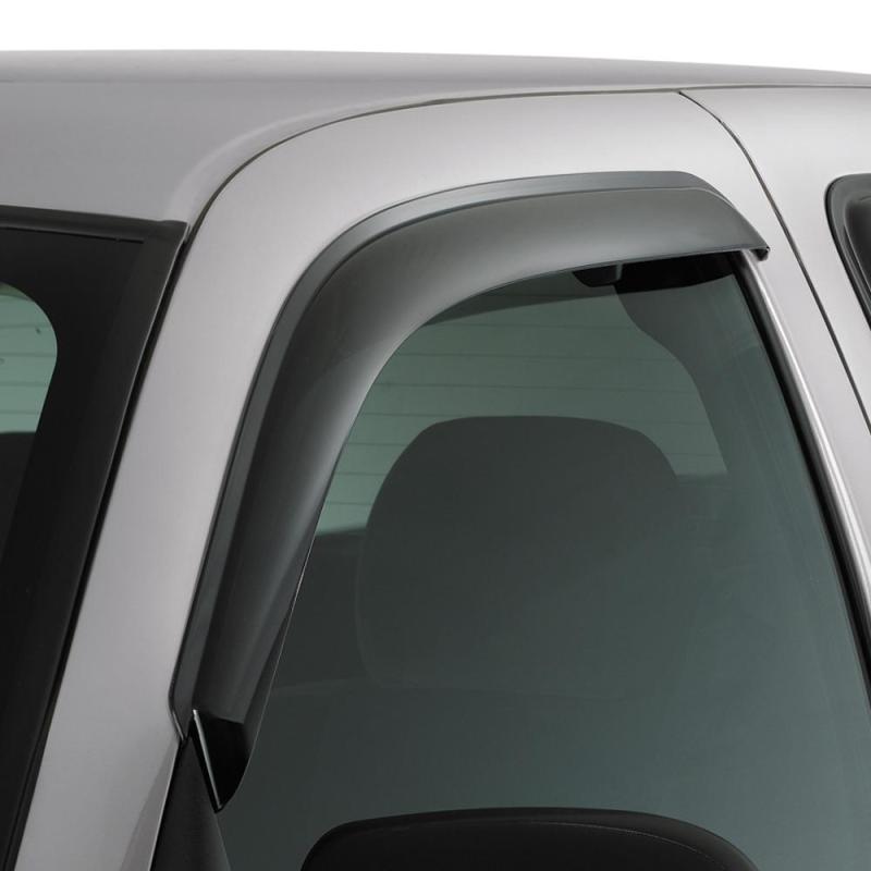 AVS 15-18 Ford F-150 Standard Cab Ventvisor Outside Mount Window Deflectors 2pc - Smoke