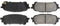 StopTech Performance 03-05 WRX Rear Brake Pads