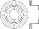 StopTech Power Slot 12-13 Ford F-250/F-350 Rear Right Slotted Rotor