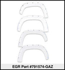 EGR 14+ Chev Silverado 6-8ft Bed Bolt-On Look Color Match Fender Flares - Set - Summit White