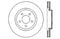 StopTech 05-09 Chrysler 300 (5.7L V8 exc SRT-8) Rear Right Slotted & Drilled Rotor