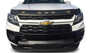 AVS 15-22 Chevy Colorado Aeroskin Low Profile Hood Shield w/ Lights - Black