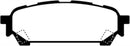 EBC 04-06 Saab 9-2X 2.0 Turbo Ultimax2 Rear Brake Pads