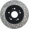 StopTech 06-09 Honda Civic Ex/Si Slotted & Drilled Right Rear Rotor