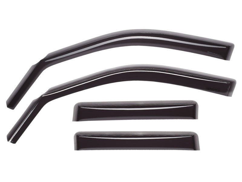 WeatherTech 07-13 Chevrolet Silverado Crew Cab 1500 Fr and Rr Side Window Deflectors - Dark Smoke