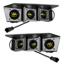 ORACLE Lighting 21-22 Ford Bronco Triple LED Fog Light Kit for Steel Bumper - Yellow