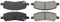 StopTech Performance Rear Brake Pads 13-14 Dodge Dart/Jeep Cherokee