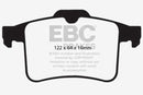 EBC 10-15 Jaguar XF 5.0 Supercharged (470) Redstuff Rear Brake Pads