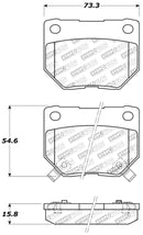 StopTech Performance 06-07 WRX Rear Brake Pads