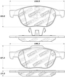 StopTech Performance 04-09 Mazda 3 Front Brake Pads