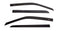 AVS 14-18 Chevy Silverado 1500 Ext. Cab Ventvisor Low Profile Window Deflectors 4pc - Matte Black