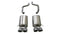 Corsa 05-08 Chevrolet Corvette (C6) 6.0L/6.2L Polished Xtreme Axle-Back Exhaust w/4.5in Tips