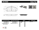 StopTech Performance 92-95 Toyota MR2 Turbo Front Brake Pads