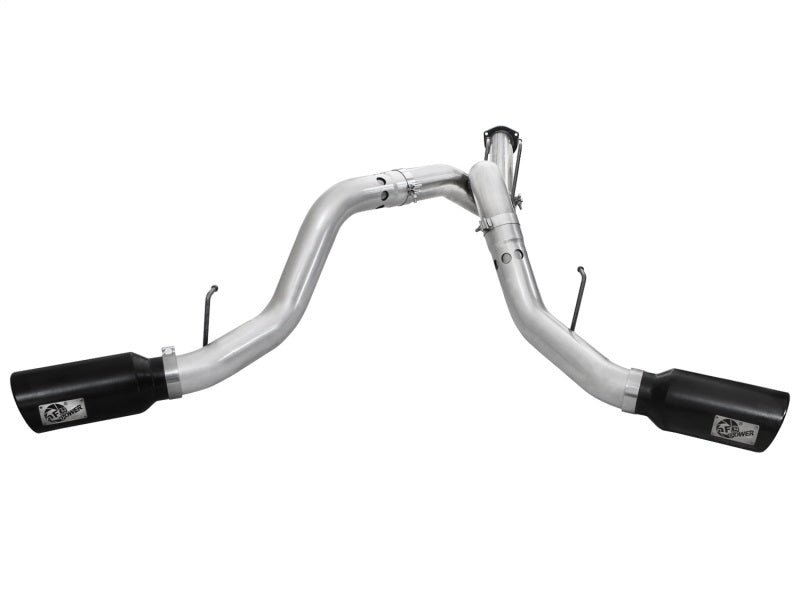 aFe Atlas Exhaust 4in DPF-Back Al Steel 11-14 Ford Diesel Trucks V8-6.7L (td)