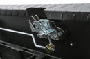 Deezee Universal Tool Box - Red Crossover - Single Lid Black BT Pull Handle (Low/Txt Blk)