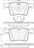 StopTech Performance 13-15 BMW 320i Front Brake Pads