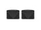 WeatherTech 93 Mercedes-Benz 300CE Rear Rubber Mats - Black