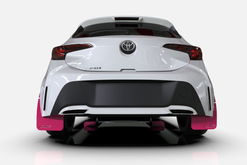 Rally Armor 02-07 Subaru RS/2.5i/WRX/STI (06-07 Wagon Req. Front Flap Mod.) Pink Mud Flap BCE Logo