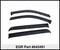 EGR 15+ Ford F150 Crew Cab Tape-On Window Visors - Set of 4