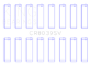 King 08-10 Ford Powerstroke 6.4L (Size STD) Connecting Rod Bearing Set