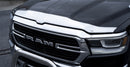 AVS 2019 Dodge RAM 1500 Aeroskin Low Profile Acrylic Hood Shield - Chrome