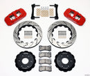 Wilwood AERO6 Front Truck Kit 14.25in Drill Red 1999-2014 GM Truck/SUV 1500