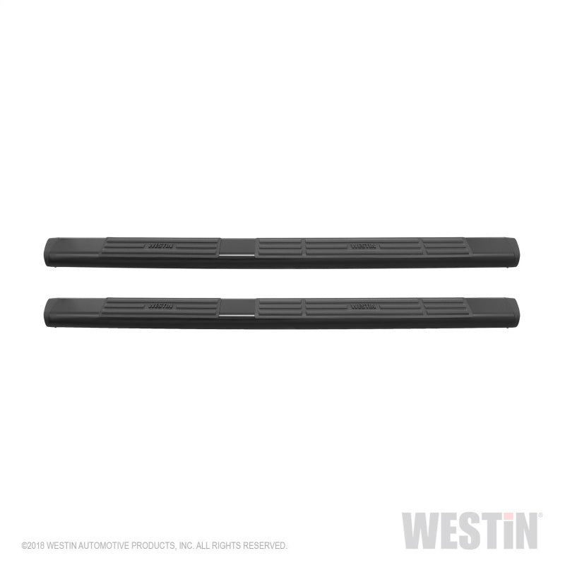 Westin Premier 6 in Oval Side Bar - Mild Steel 75 in - Black